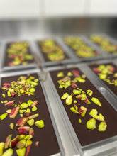 Load image into Gallery viewer, Limited Release: Dark Chocolate 68% with Salted Pistachio - Secret Selection No.1
